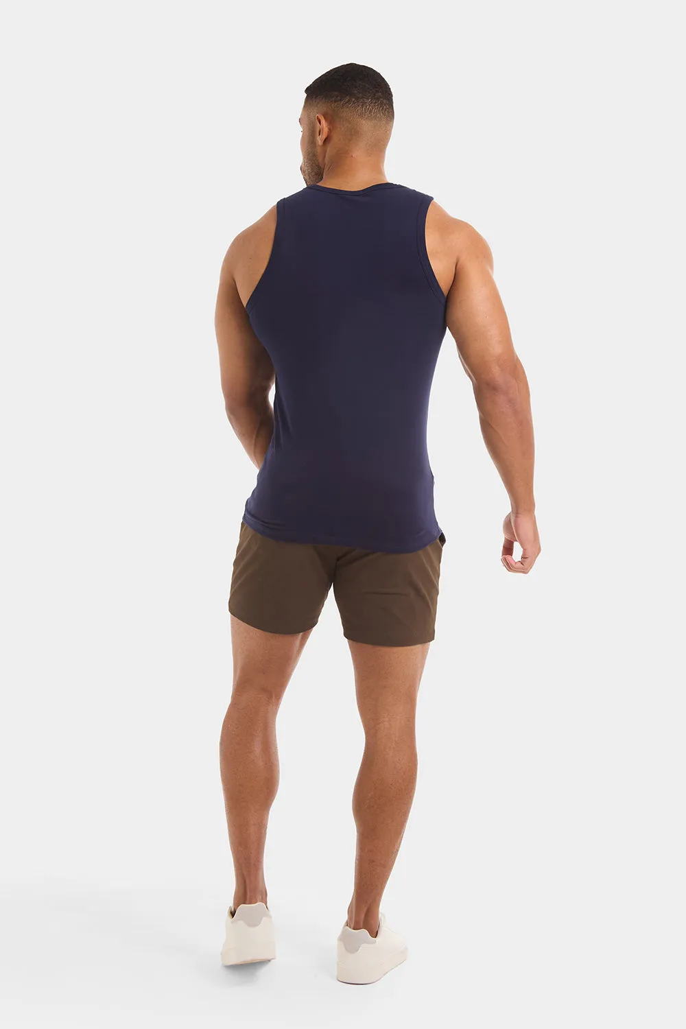 Athletic Fit Vest in True Navy