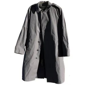 BLOWOUT SALE USED Raincoat - Single Breasted Military Trench w/liner