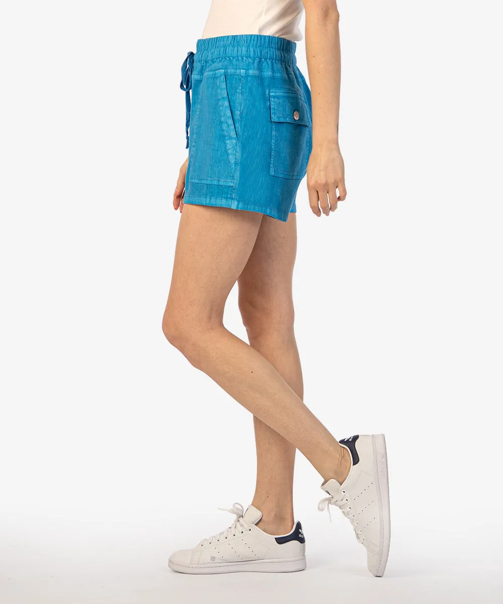 Christina Drawcord Linen Short
