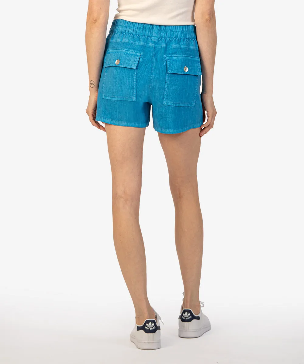 Christina Drawcord Linen Short