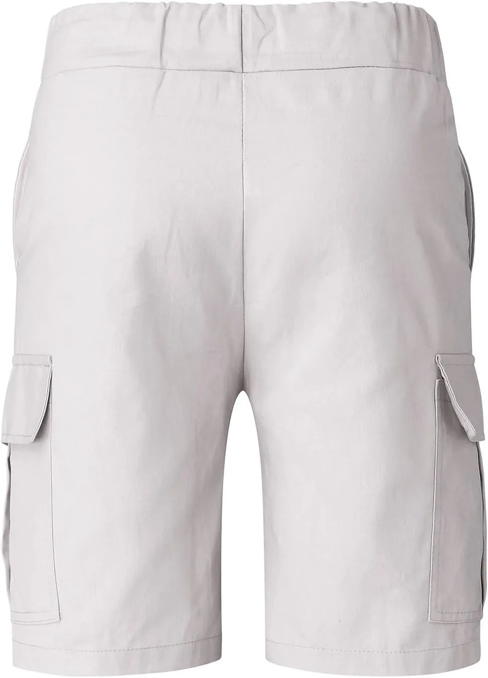 CRNTCEM Mens Casual Cargo Shorts Relaxed Fit Training Tactical Running Shorts Elastic Waisted Outdoor Hiking Cycling Short