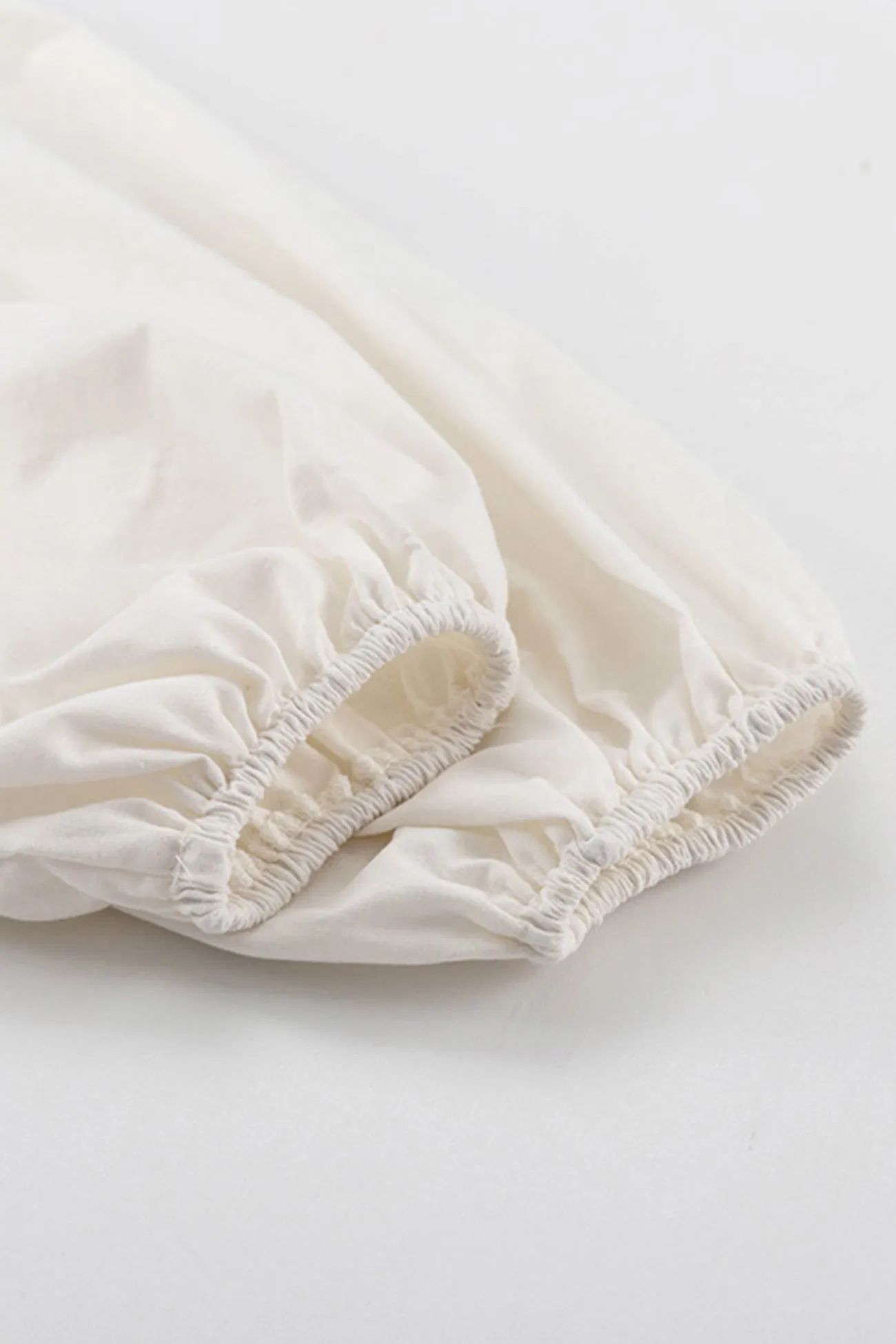 Long Puff Sleeve Ruched Crop Top Skirt Suits