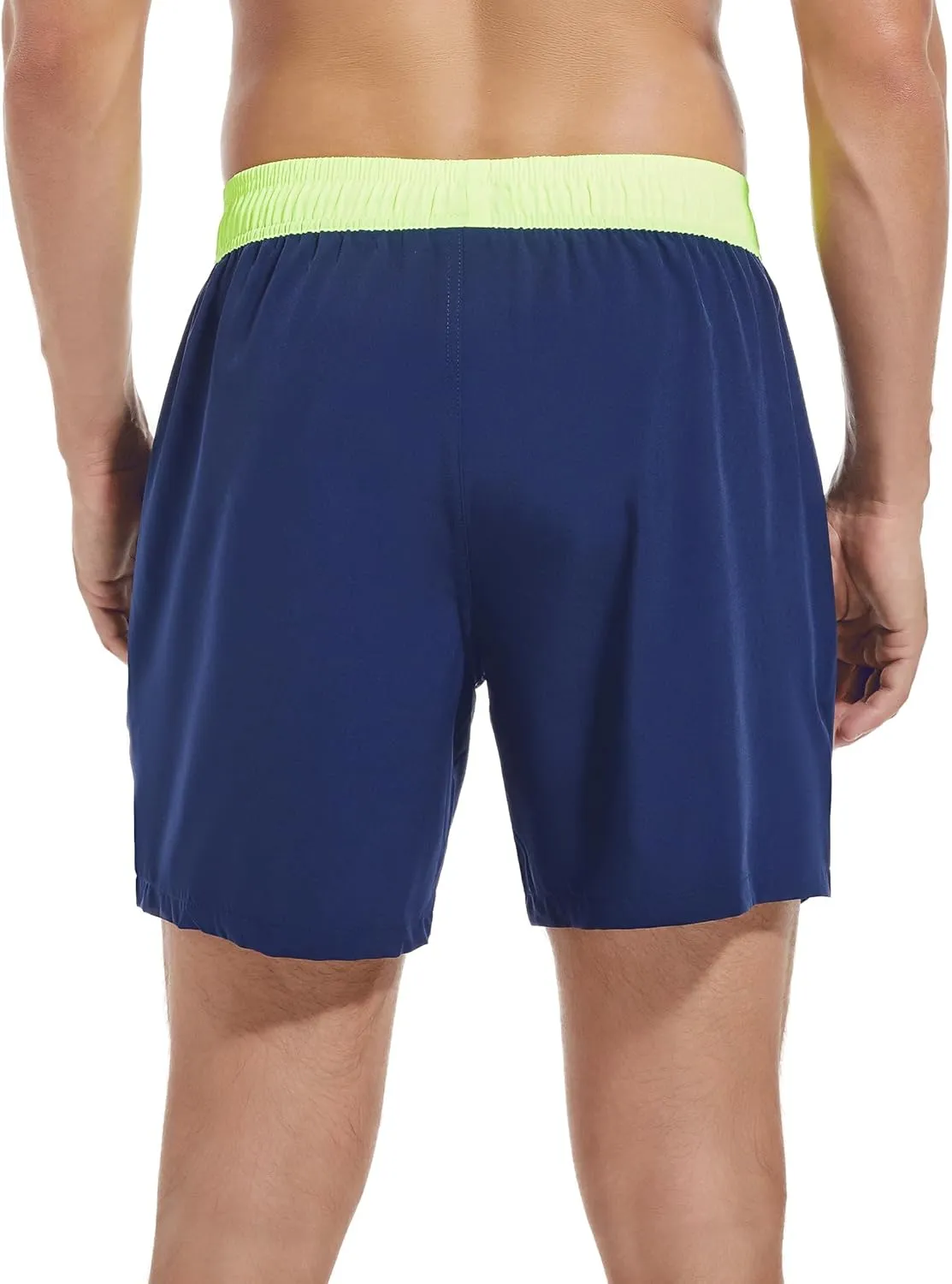 Men's Gym Shorts 5 Inch Lightweight Athletic Quick Dry Workout 2 in 1 Shorts Mesh Running Athletic Shorts Hiking