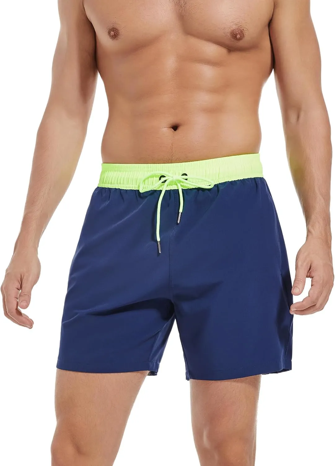 Men's Gym Shorts 5 Inch Lightweight Athletic Quick Dry Workout 2 in 1 Shorts Mesh Running Athletic Shorts Hiking