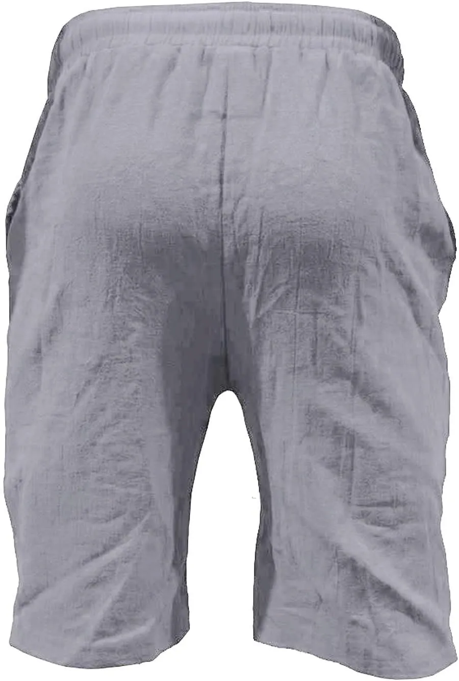 Mens Shorts Casual Men's Sports Shorts Beach Shorts Casual Cotton Linen Shorts Men Short Men Casual Fishing Shorts