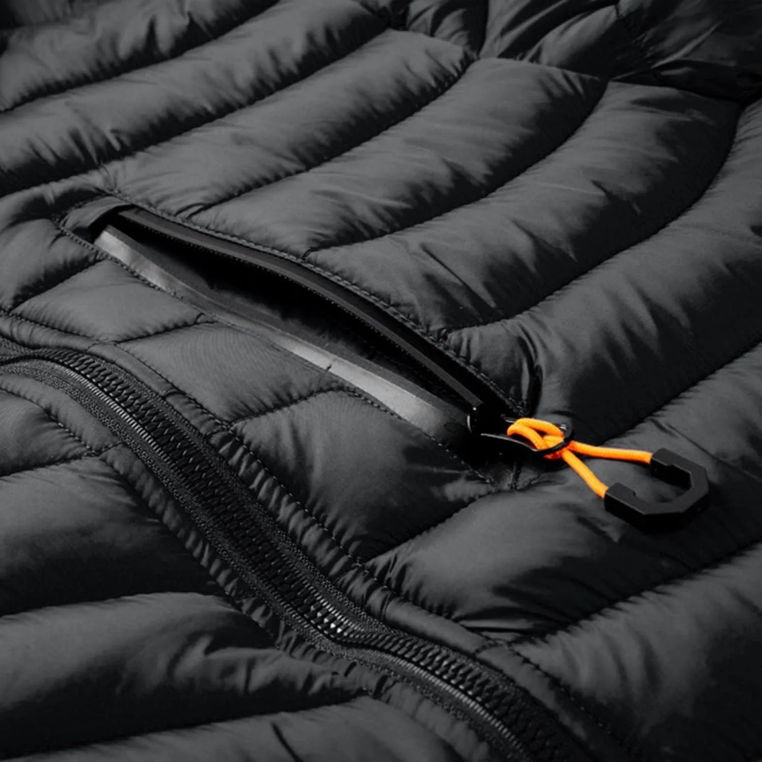 Mens Winter Coats Lightweight Puffer Jacket Hooded Quilted Puffer Coat Full Zip Up Padded Outwear with Removable Hood