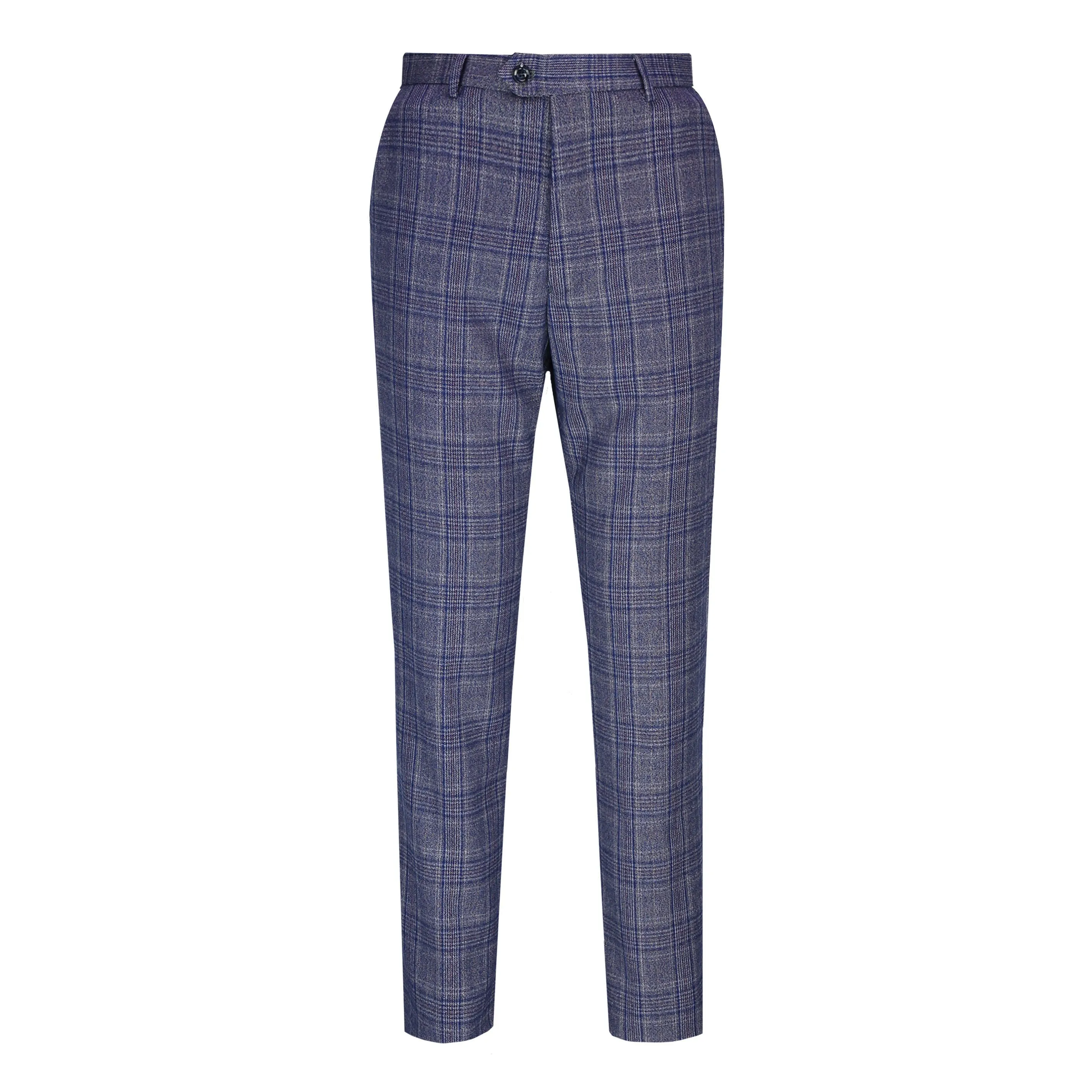 OTIS - TWEED NAVY DOUBLE BREASTED CHECK SUIT