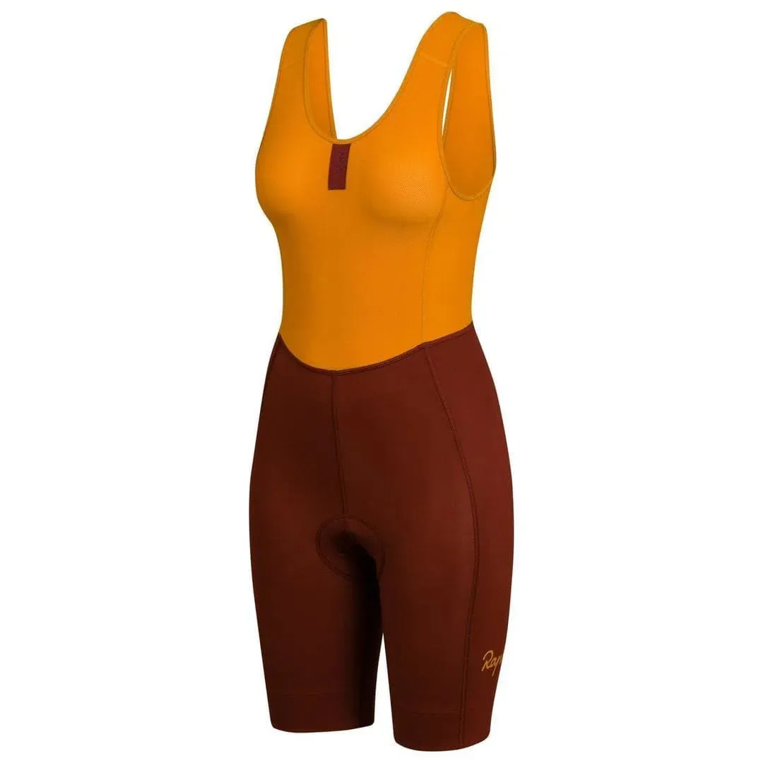 RAPHA Classic Women Bib Shorts - Brick/Mustard
