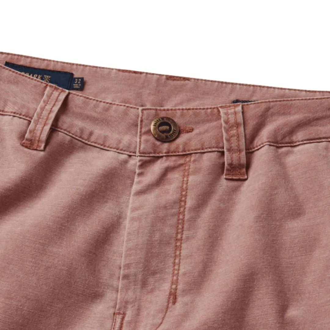 Roark Porter Wash 17" Chino Shorts - Russet