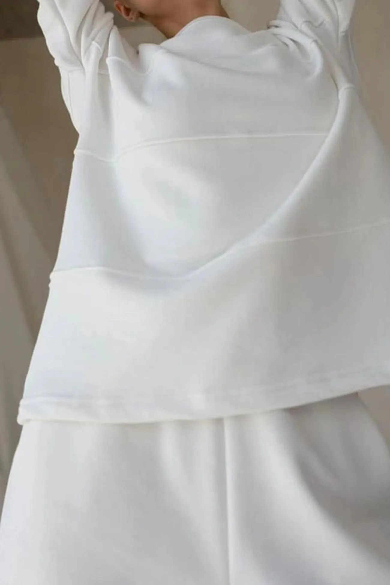 Solid Color Half Sleeve T-shirt Cotton Two-piece Shorts Set