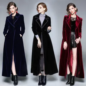 Velvet Long Coat