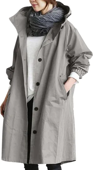 Women Winter Wool Blend Camel Mid-Long Coat Notch Double-Breasted Lapel Jacket Outwear