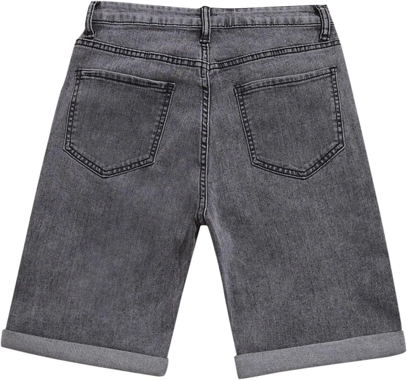 Women's High Waisted Denim Shorts Casual Ripped Summer Short Jeans Frayed Distressed Jeans Shorts Bermuda Biker Shorts
